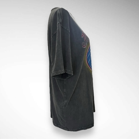 LUCKY BRAND Women's Heather Gray Joan Jett Boyfriend Graphic T-Shirt XXL | NWT - Picture 4 of 11